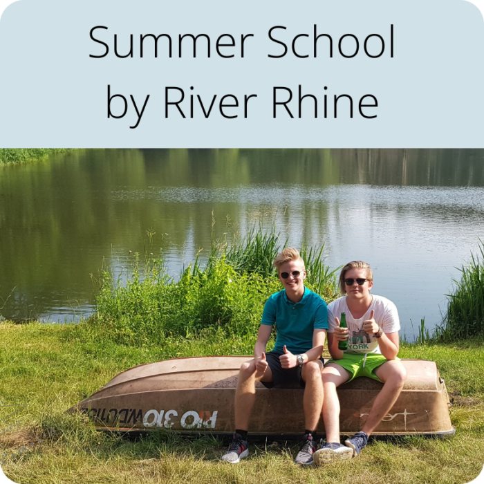 Summer School by River Rhine 8.–15.6.2026