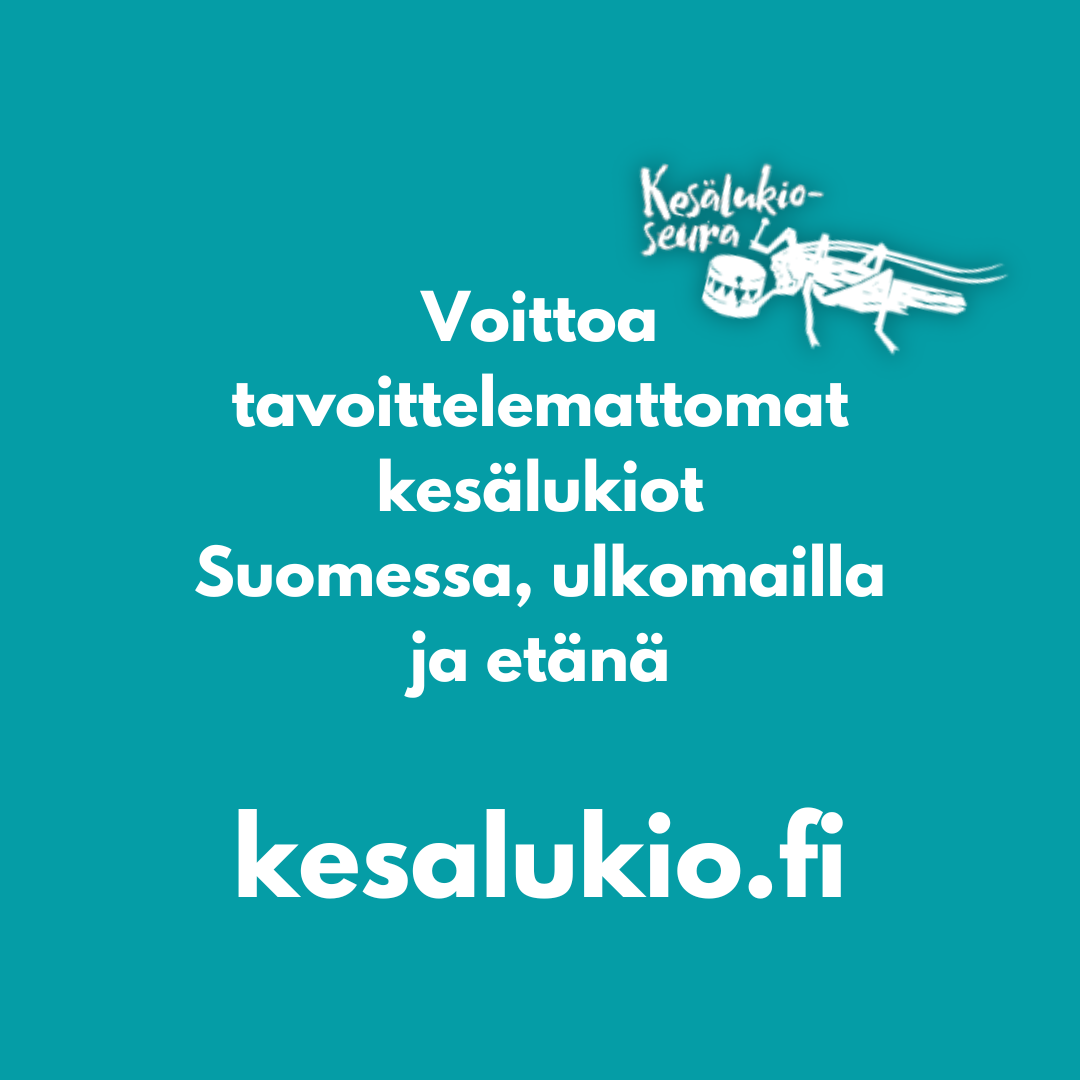 Voittoa tavoittelemattomat kesälukiot Suomessa, ulkomailla ja etänä: kesalukio.fi